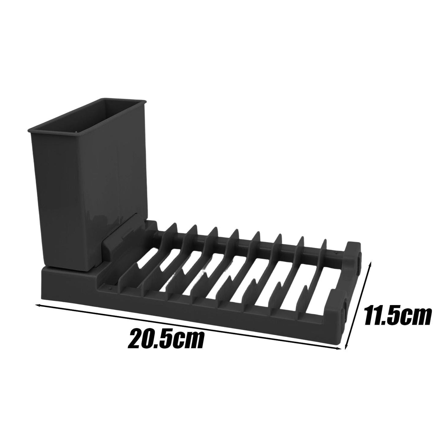 Égouttoir vaisselle plastique minimaliste noir dimensions