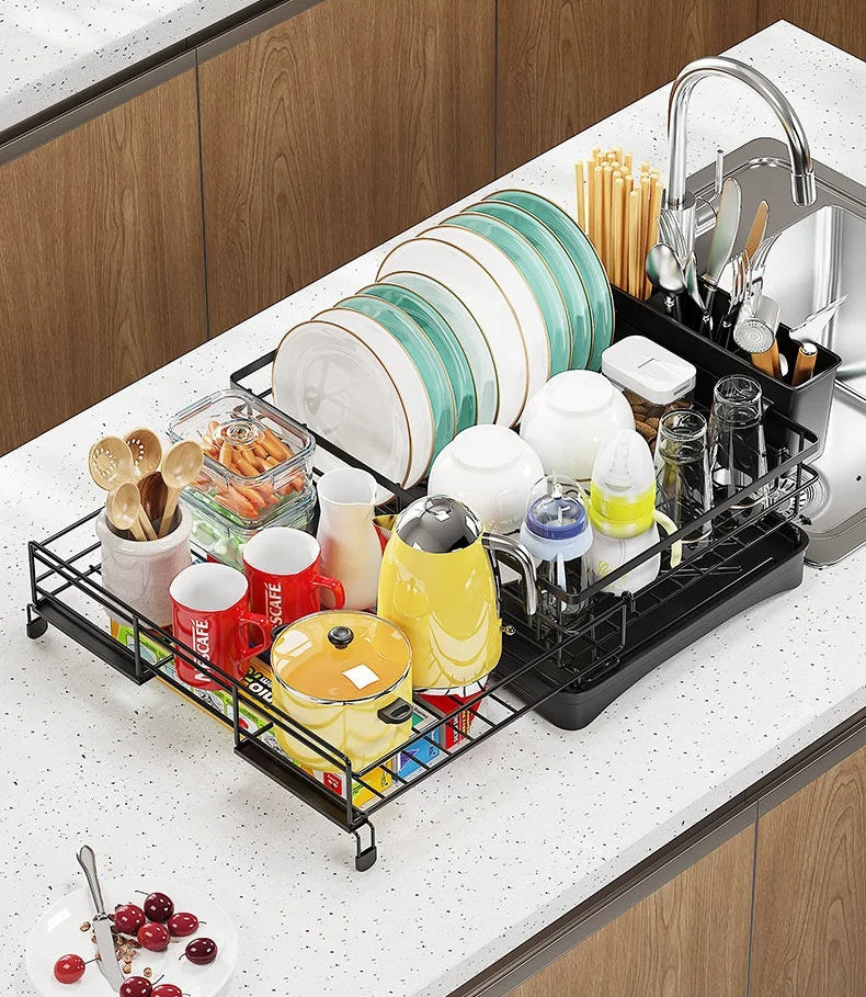 Égouttoir vaisselle extensible | AquaDrain