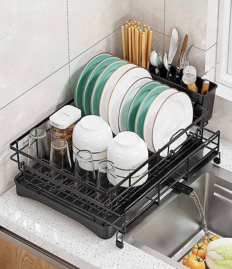 Égouttoir vaisselle extensible | AquaDrain
