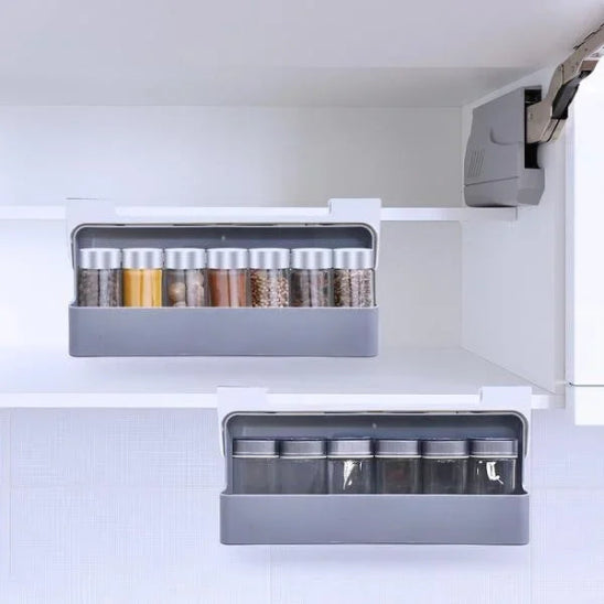 Étagère à épices | Coulissante Sans Perçage