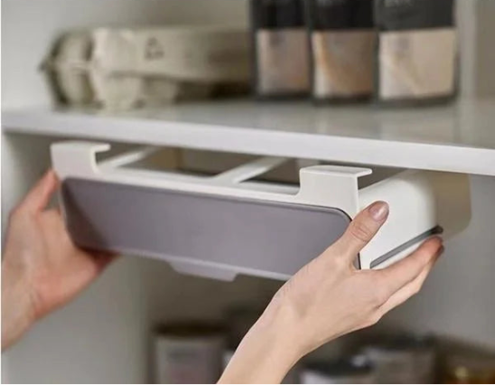 Étagère à épices | Coulissante Sans Perçage