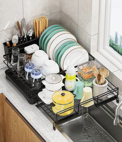 Égouttoir vaisselle extensible | AquaDrain