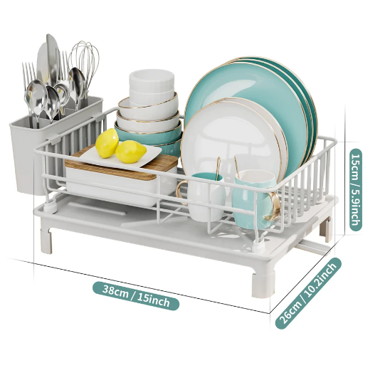 Égouttoir vaisselle métal | Compact design