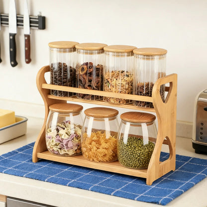 Étagère à épices | Bambou 2 Niveaux