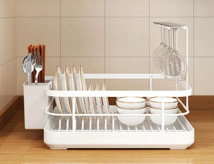 egouttoir vaisselle design sechage rapide blanc deluxe