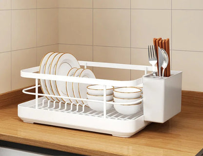 egouttoir vaisselle design sechage rapide blanc standard