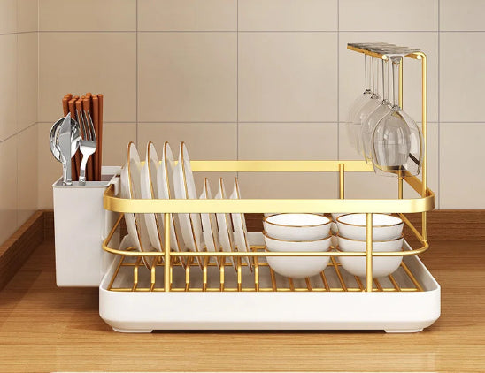 egouttoir vaisselle design sechage rapide or deluxe