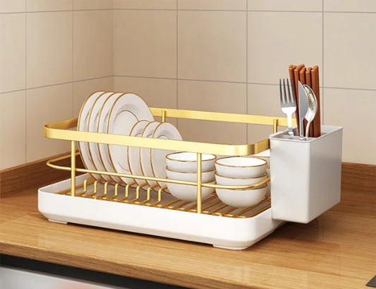 egouttoir vaisselle design sechage rapide or standard