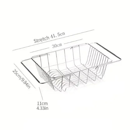 egouttoir vaisselle retractable inox dimension 41 centimetres assiettes