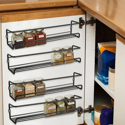 etagere a epices modulable sur armoire basse