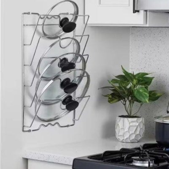 Range couvercle | Organiseur Cuisine - Rangement Pratique